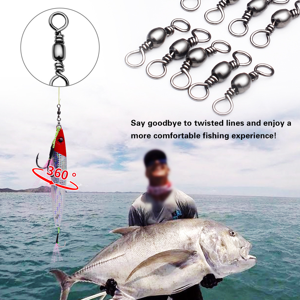 100 Buah Konektor Putar Pancin - Monofilament Line ulasan dan harga