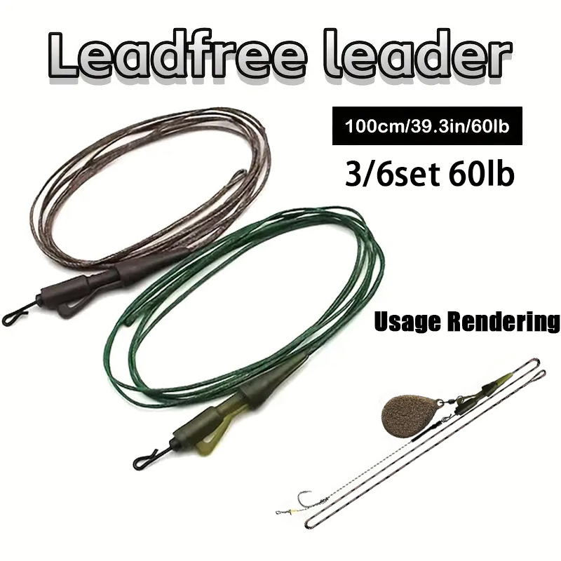 Senar Pancing CarpCarp 3/6pc S - Leader Line ulasan dan harga