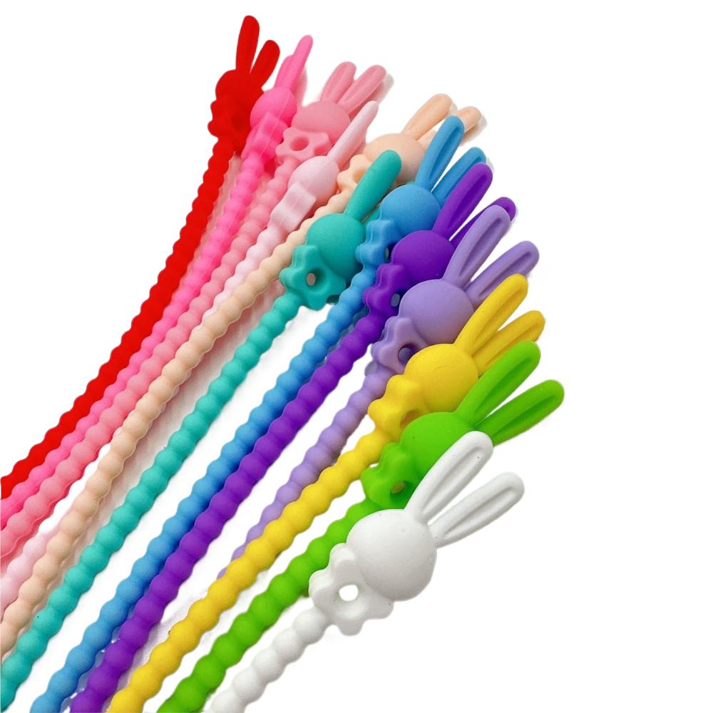 10Pcs Pengatur Kabel Silikon B - Tippet Line ulasan dan harga